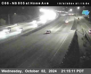 NB 805 at Home Ave (On Ramp)