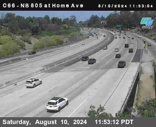 NB 805 at Home Ave (On Ramp)