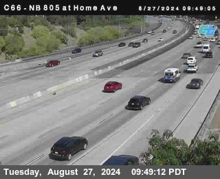 NB 805 at Home Ave (On Ramp)