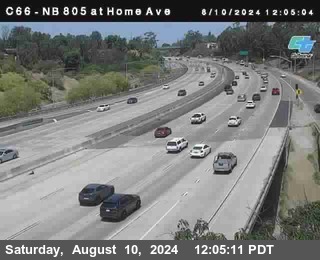 NB 805 at Home Ave (On Ramp)