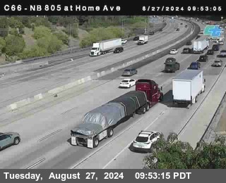 NB 805 at Home Ave (On Ramp)