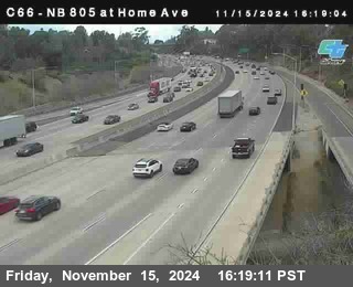 NB 805 at Home Ave (On Ramp)