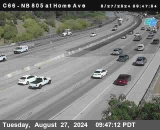 NB 805 at Home Ave (On Ramp)