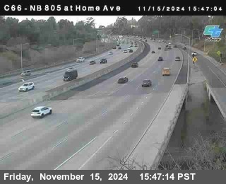 NB 805 at Home Ave (On Ramp)