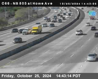 NB 805 at Home Ave (On Ramp)