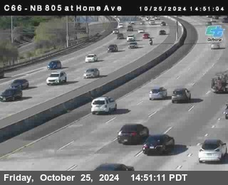 NB 805 at Home Ave (On Ramp)