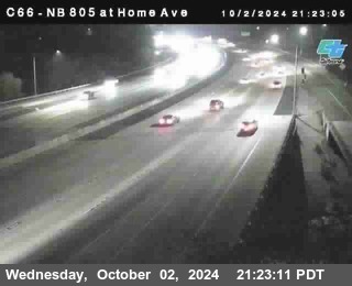 NB 805 at Home Ave (On Ramp)