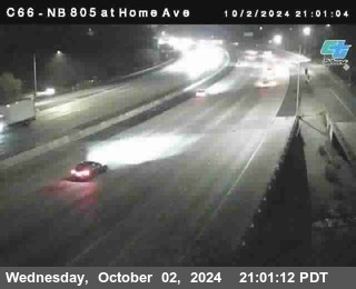 NB 805 at Home Ave (On Ramp)