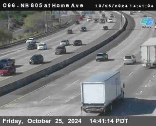 NB 805 at Home Ave (On Ramp)