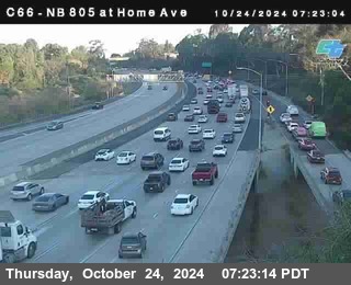 NB 805 at Home Ave (On Ramp)