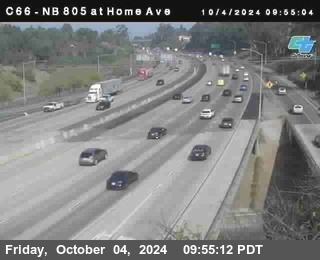 NB 805 at Home Ave (On Ramp)