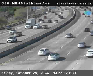 NB 805 at Home Ave (On Ramp)