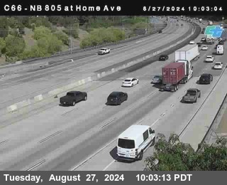 NB 805 at Home Ave (On Ramp)