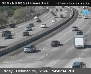 NB 805 at Home Ave (On Ramp)