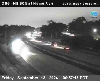 NB 805 at Home Ave (On Ramp)