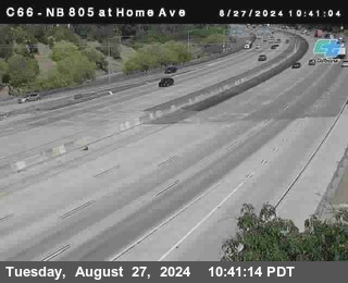 NB 805 at Home Ave (On Ramp)