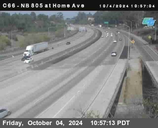 NB 805 at Home Ave (On Ramp)