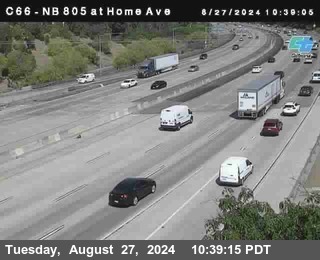 NB 805 at Home Ave (On Ramp)