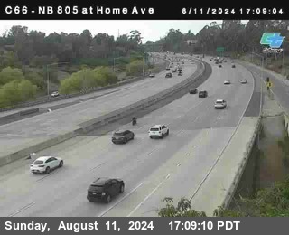 NB 805 at Home Ave (On Ramp)