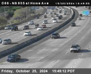 NB 805 at Home Ave (On Ramp)