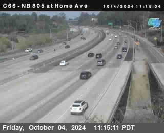 NB 805 at Home Ave (On Ramp)