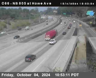 NB 805 at Home Ave (On Ramp)