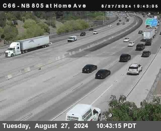 NB 805 at Home Ave (On Ramp)