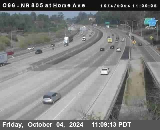 NB 805 at Home Ave (On Ramp)