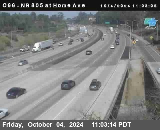 NB 805 at Home Ave (On Ramp)