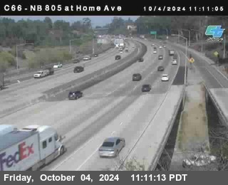 NB 805 at Home Ave (On Ramp)