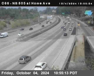 NB 805 at Home Ave (On Ramp)