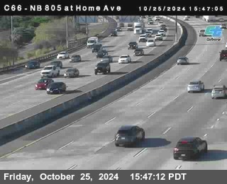 NB 805 at Home Ave (On Ramp)