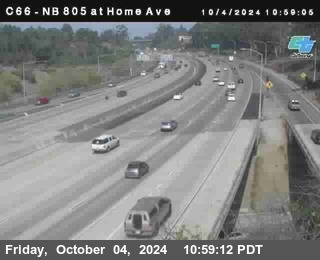 NB 805 at Home Ave (On Ramp)