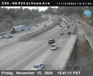 NB 805 at Home Ave (On Ramp)