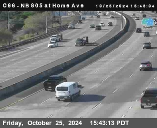 NB 805 at Home Ave (On Ramp)