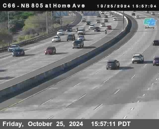 NB 805 at Home Ave (On Ramp)