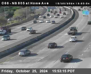 NB 805 at Home Ave (On Ramp)