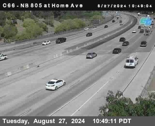 NB 805 at Home Ave (On Ramp)