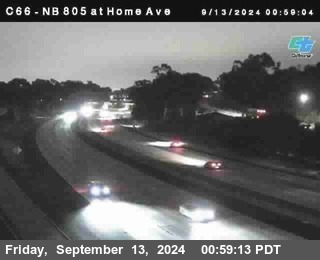 NB 805 at Home Ave (On Ramp)