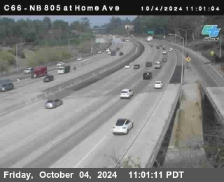 NB 805 at Home Ave (On Ramp)