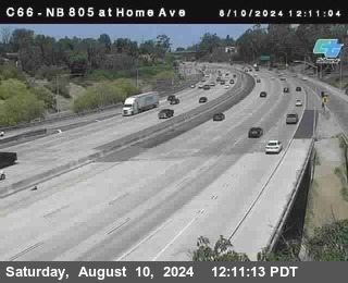 NB 805 at Home Ave (On Ramp)