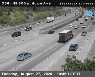 NB 805 at Home Ave (On Ramp)