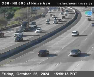 NB 805 at Home Ave (On Ramp)