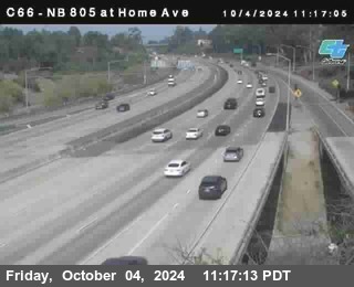 NB 805 at Home Ave (On Ramp)