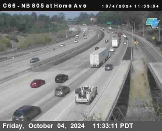 NB 805 at Home Ave (On Ramp)