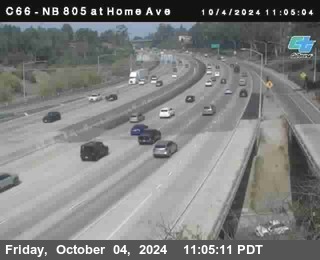 NB 805 at Home Ave (On Ramp)