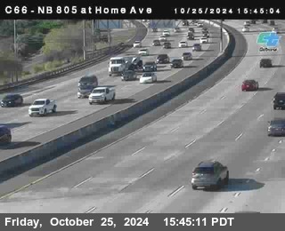 NB 805 at Home Ave (On Ramp)