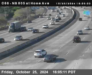 NB 805 at Home Ave (On Ramp)