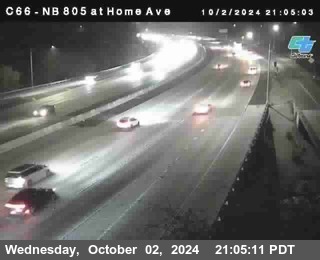 NB 805 at Home Ave (On Ramp)