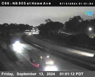 NB 805 at Home Ave (On Ramp)